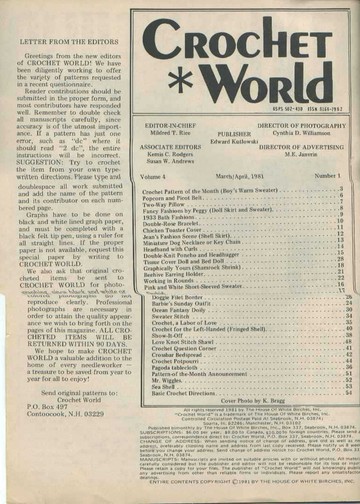 Crochet World 1981 -Vol  4 #1 -April -02