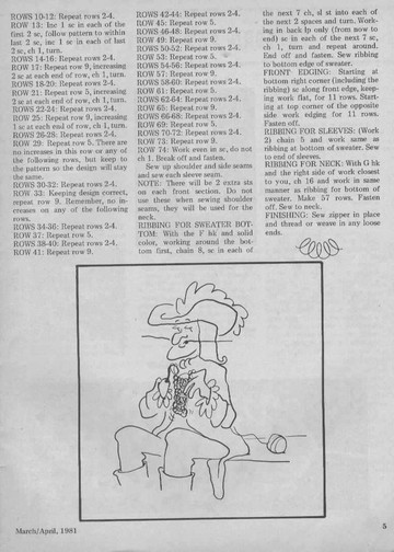 Crochet World 1981 -Vol  4 #1 -April -05