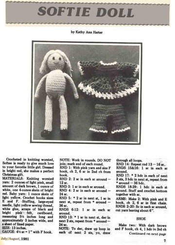 Crochet Wolrd July-Aug1981    07