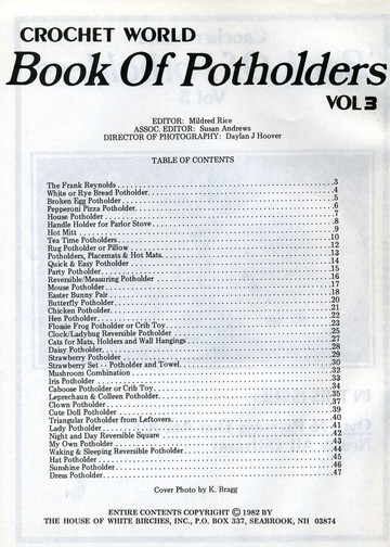 Crochet world - Book of potholders vol 3 (1)