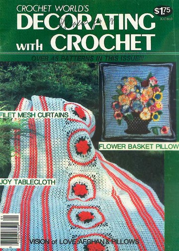 Crochet World Decorating with Crochet 1983 00fc