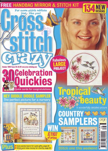 Cross Stitch Crazy 038 октябрь 2002