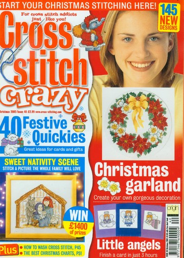 Cross Stitch Crazy 040 рождество 2002 + приложение mickey & friends
