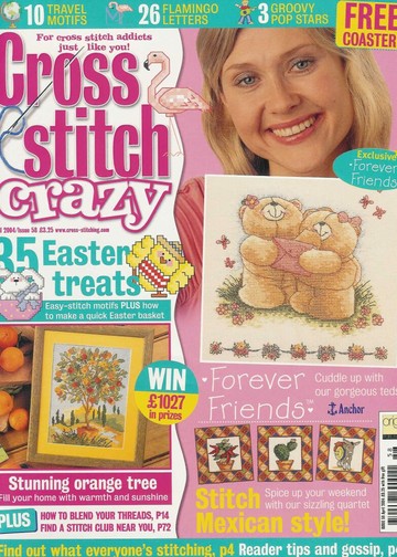 Cross Stitch Crazy April 2004 Issue 58-01