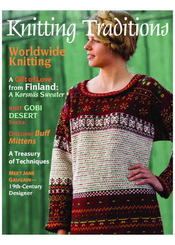 Knitting Traditions 2011 Fall