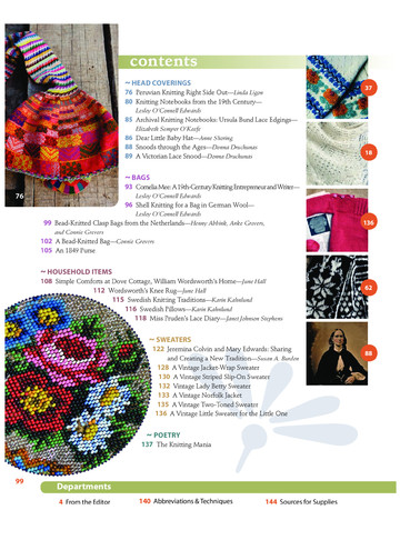 Knitting Traditions 2012 Fall-4