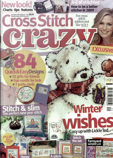 Cross Stitch Crazy 120 январь 2009