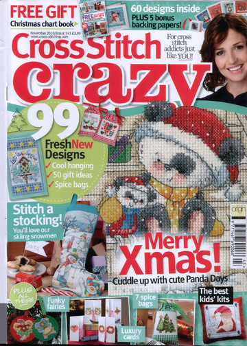 Cross Stitch Crazy 143 ноябрь 2010 + приложение free christmas gift sets