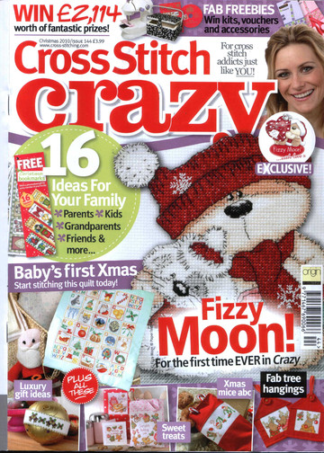 Cross Stitch Crazy 144 рождество 2010 + приложение  free christmas bookmarks