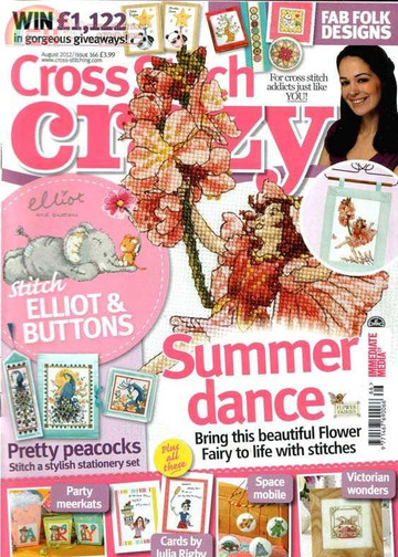 Cross Stitch Crazy 166 август 2012 + приложение Free Вest of Summer