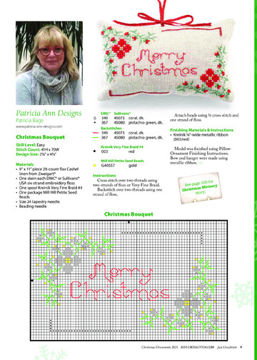Just CrossStitch 2021 Christmas Ornaments-9