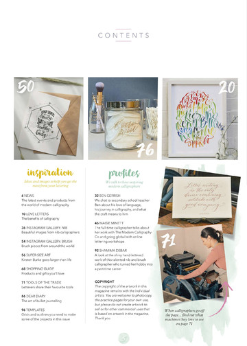 Mollie Makes - 2021 Modern Calligraphy-5