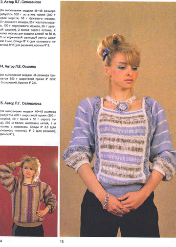 Альбом моделей «Вязание» - 1992-11