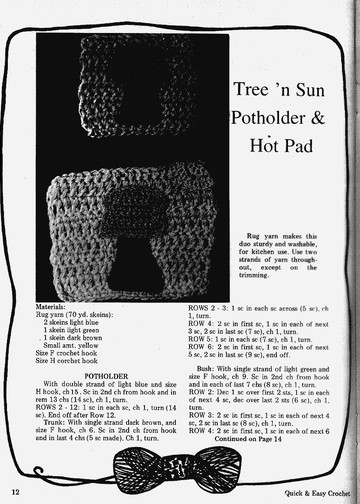 Crochet World Quick & Easy 1 1984 12