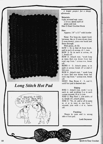 Crochet World Quick & Easy 1 1984 10