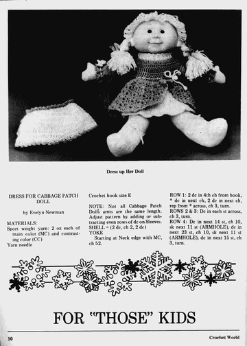 Crochet World  Christmas in July 1985 10