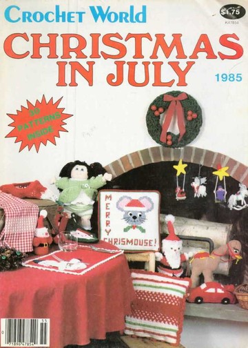 Crochet World  Christmas in July 1985