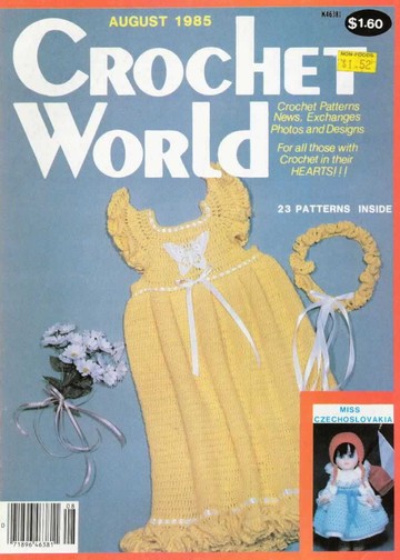 Crochet World 1985-08