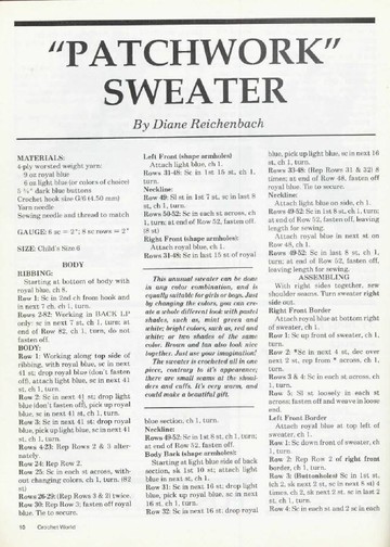 Crochet World 1987 - nз04 - 10
