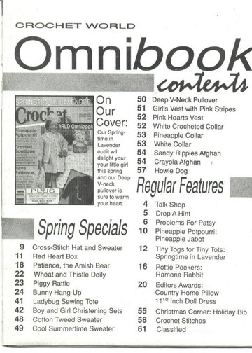 Crochet World 1988 - Omni Spring - 02
