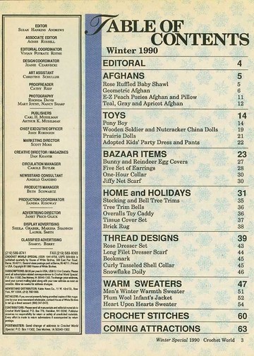 Crochet World 1990 - Winter Special - 02