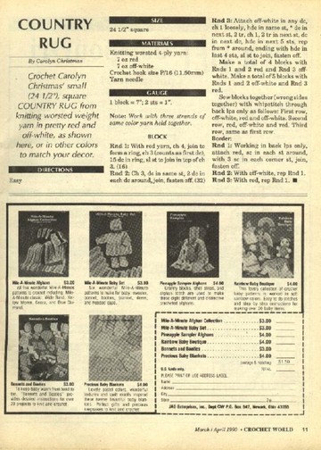 Crochet World 1990 - nз04 - 11