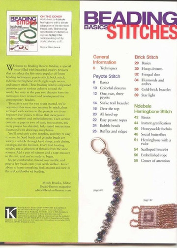 Bead&Button Special 2006 - Beading Basics Stitches-2