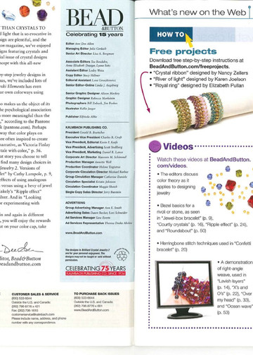 Brilliant Crystal Jewellery 2 - Bead & Button Special Issue  2009-3