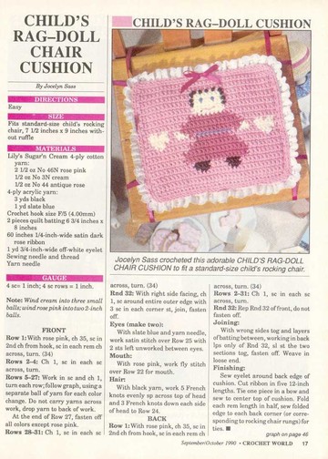 Crochet World 1990 - nз10 - 11