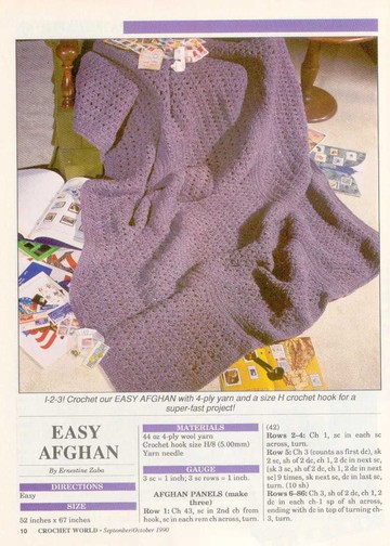 Crochet World 1990 - nз10 - 07