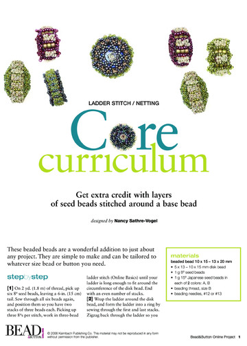 Core curriculum-1
