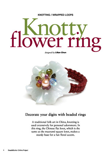 Knotty flower ring