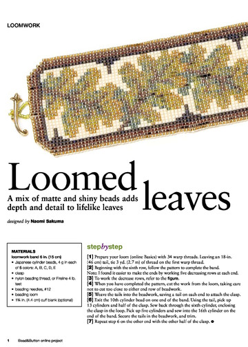 Loomed leaves-1