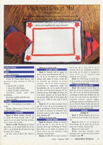 Crochet World Aug 1991 17