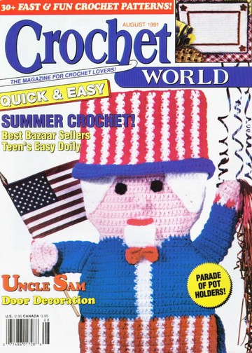 Crochet World Aug 1991 00 FC