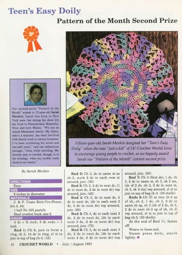 Crochet World Aug 1991 10
