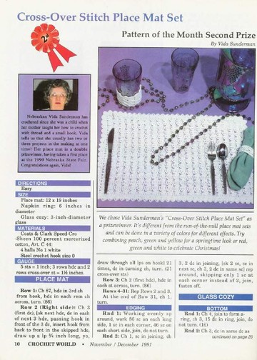 Crochet World 1991 - nз12 - 06