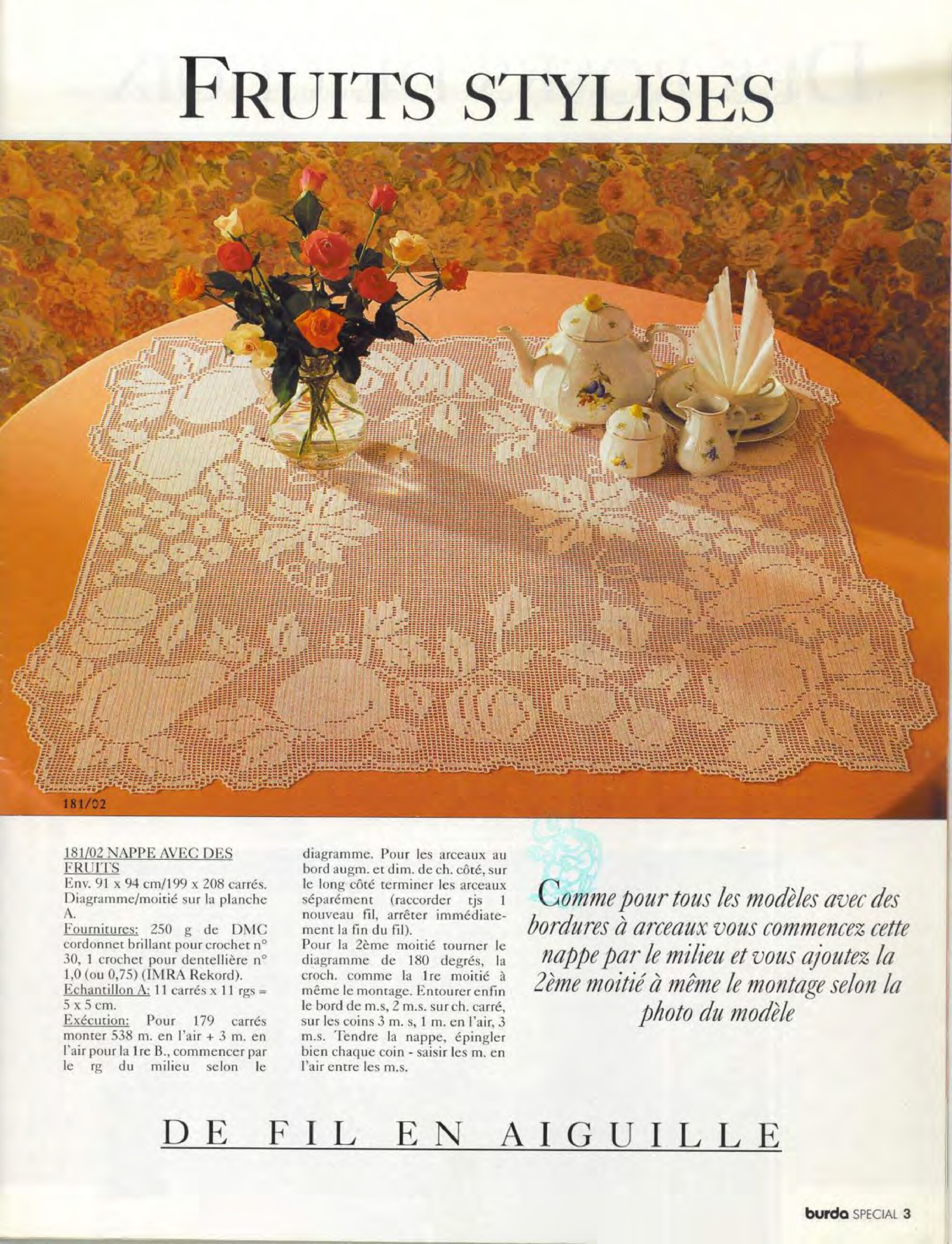 Burda Special. (E181) Вязание крючком. 1992-3