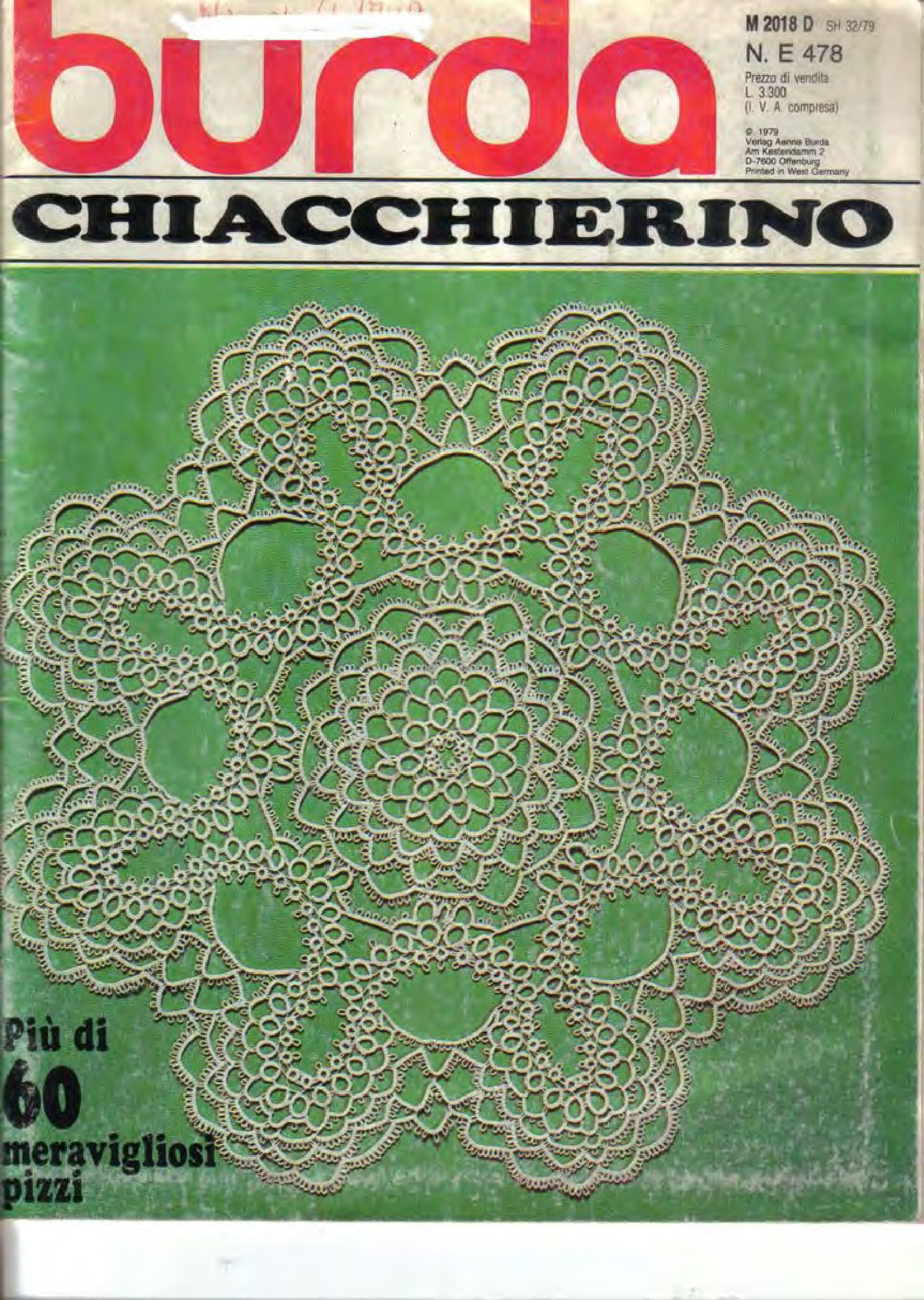 Burda Special. (E478) Burda Frivolite. 1989-1