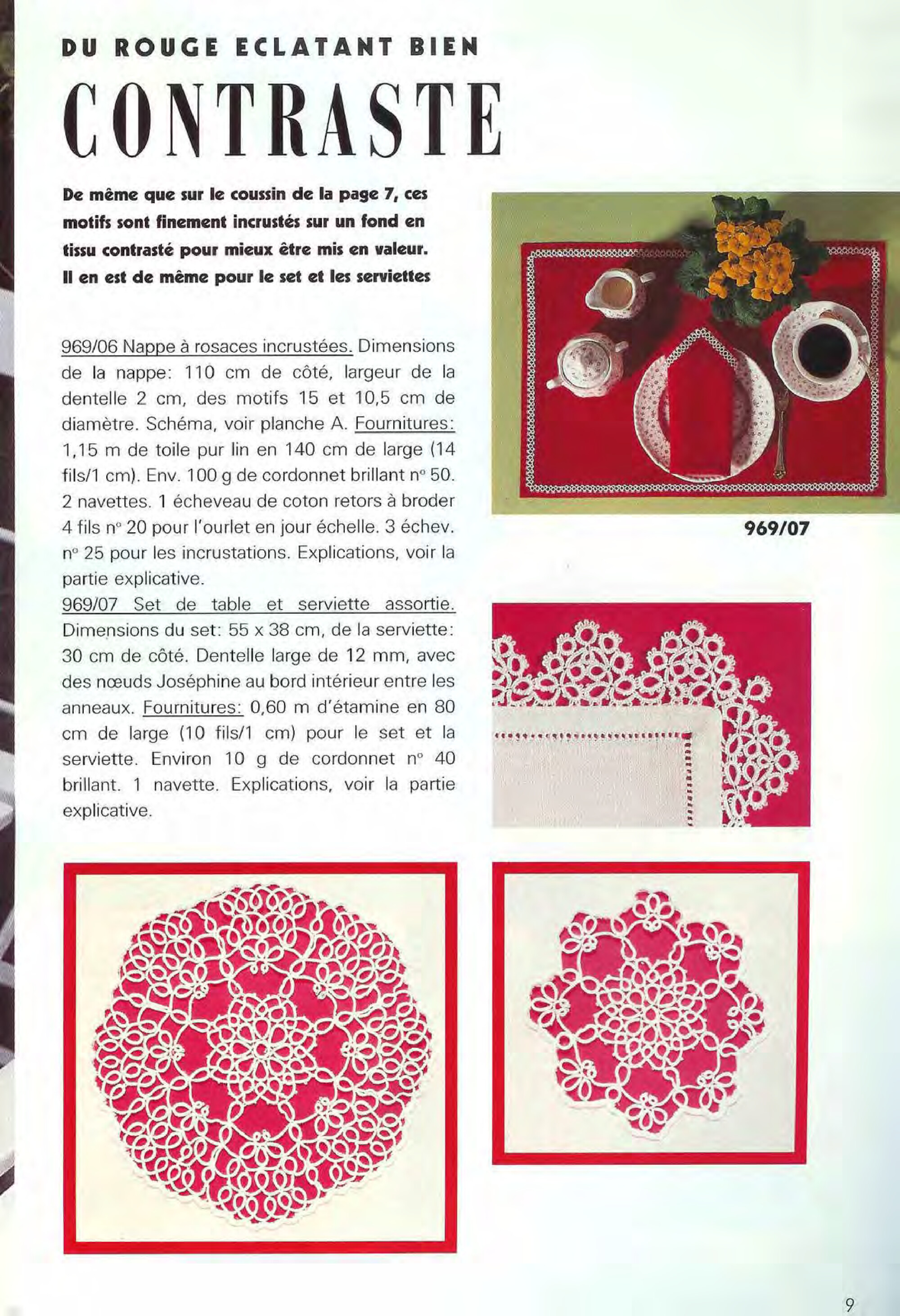 Burda Special. (E478) Burda Frivolite. 1989-9