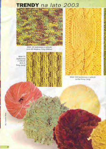 Burda Special. (E622) Узоры для вязания. 2003-8