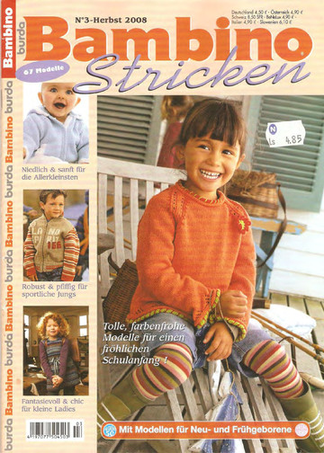 Burda Bambino Stricken 2008.03
