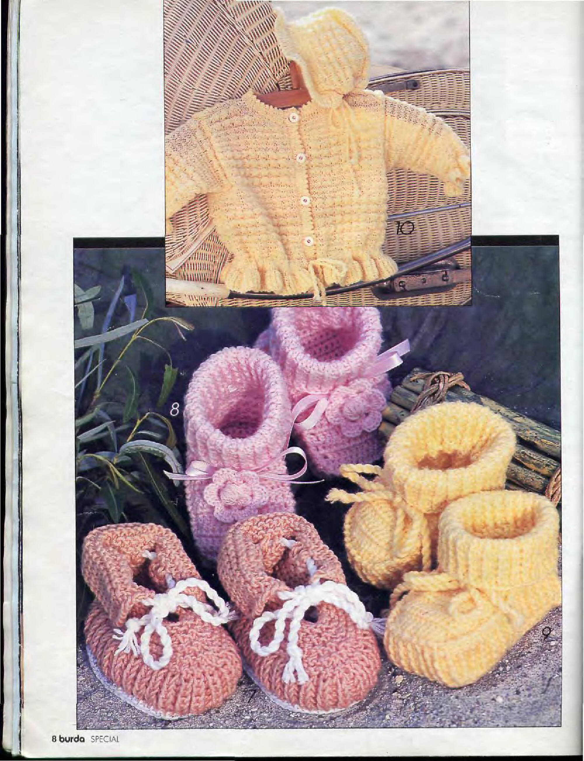 Burda для детей 1995 вязание-8