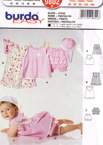  Burda для детей (9802)