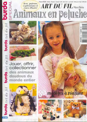  Burda special. (E809) Плюшевые игрушки