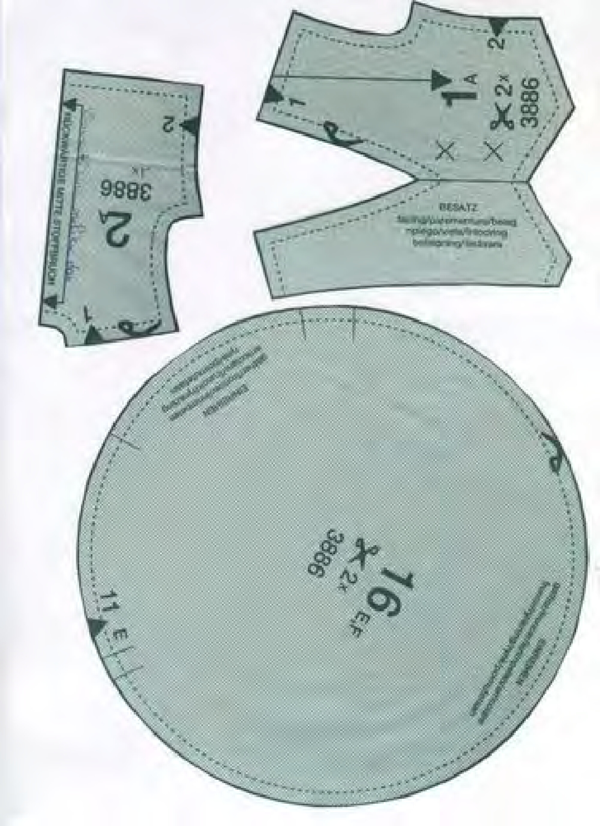 Burda для кукол (3386)-6