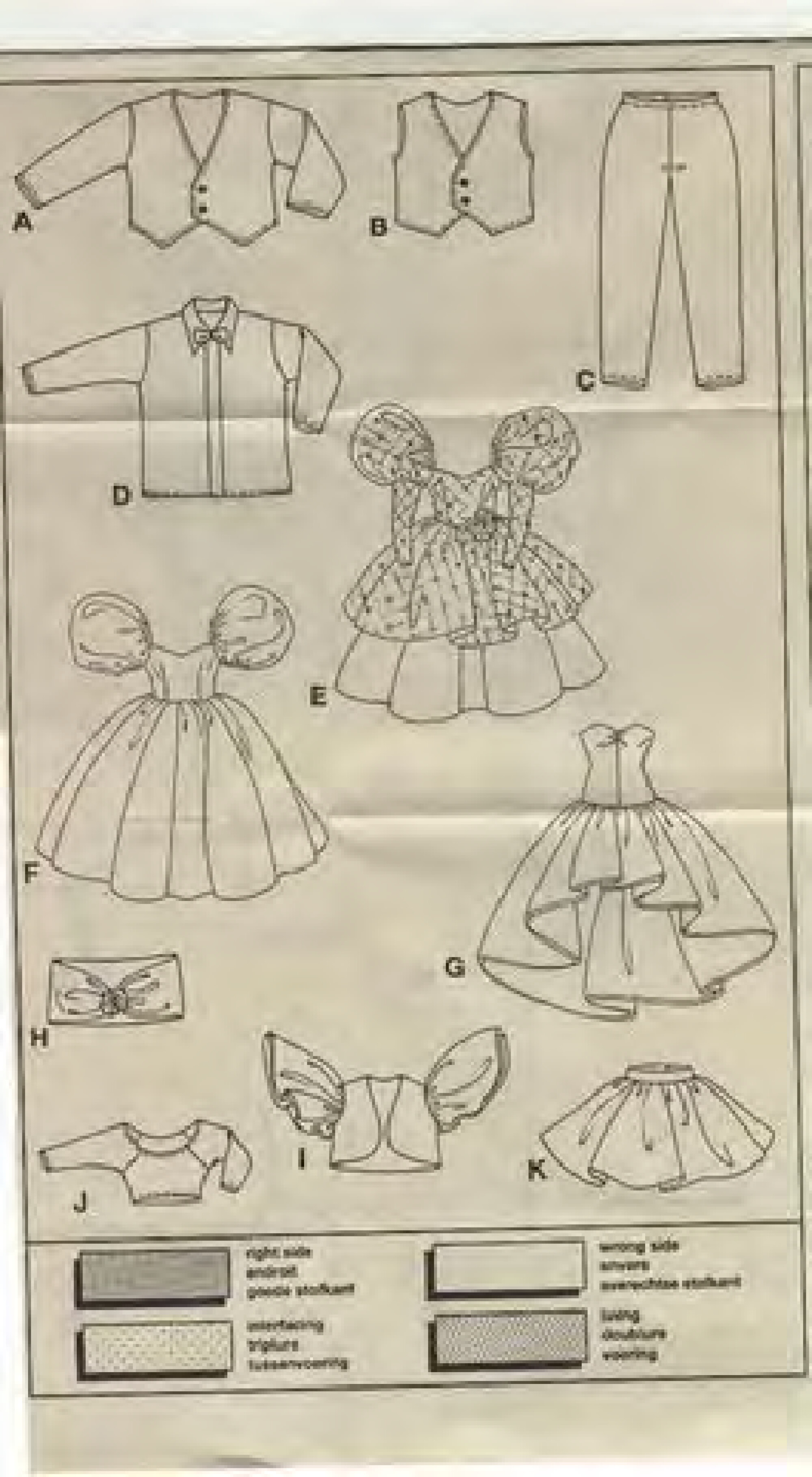 Burda для кукол (3386)-3