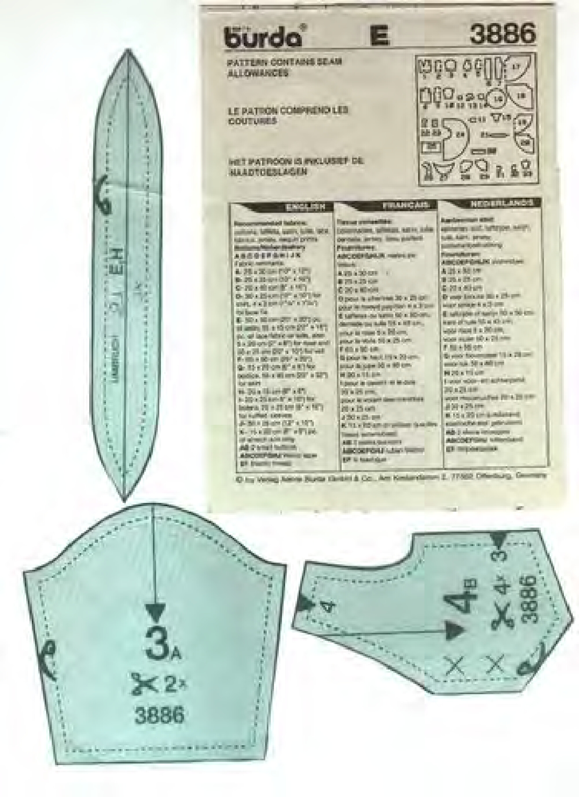 Burda для кукол (3386)-2
