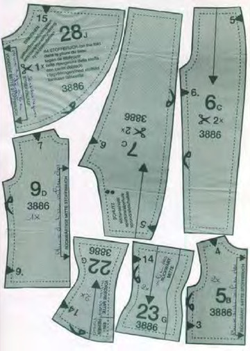 Burda для кукол (3386)-7