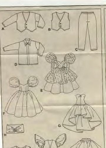 Burda для кукол (3386)-3